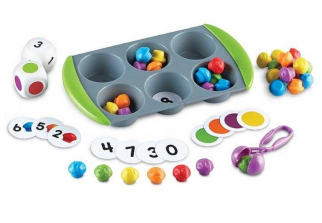 Learning Resources Mini Muffin Match Up Math Activity Set