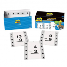 Educational Insights Hot Dots Math Flash Cards - Subtraction