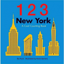 1 2 3 New York: A Cool Counting Board Book