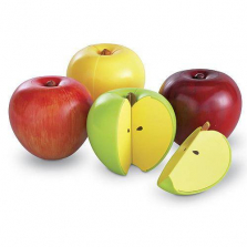 Learning Resources Magnetic Apple Fractions Set