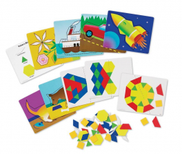 Learning Resources Magnetic Pattern Block Activity Set