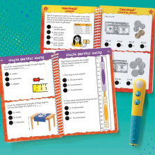 Educational Insights Hot Dots Jr. Let's Master Grade 2 Math