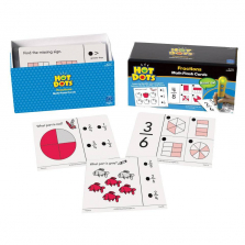 Educational Insights Hot Dots Math Flash Cards - Fractions