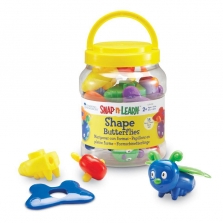 Learning Resources Snap-n-Learn Shape Butterflies Set