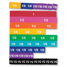 Learning Resources Soft Foam Magnetic Rainbow Fraction Tiles