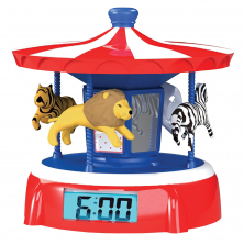 Sleepyhead Carousel Medley Animated Alarm Clock