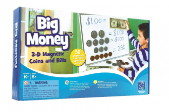 Educational Insights Big Money - Magnetic Coins and Bills