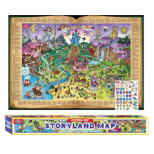 T.S. Shure Storyland Map Pictorial Poster