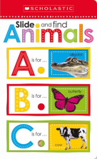 Scholastic Slide And Find ABC Animals Book