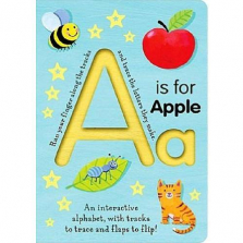 A is for Apple Trace-and-Flip Fun! Interactive Board Book