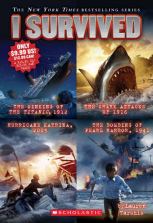 Scholastic I Survived Series #1-4 Collection Books