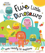Petite Boutique Five Little Dinosaurs Board Book