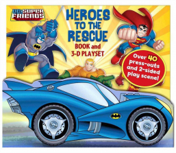 DC Super Friends Heroes to the Rescue Book and 3-D Playset