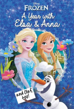 Disney Frozen A Year with Elsa & Anna and Olaf, Too! Replica Journal