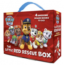 Nickelodeon Paw Patrol The Little Red Rescue Box 4 Awesome Board Books