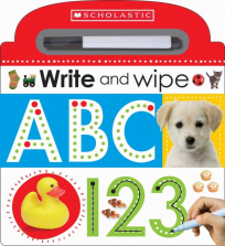 Write and Wipe ABC 123 Scholastic Early Learners Board Book