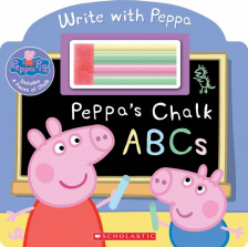 Scholastic Peppa's Chalk ABCs Board Book