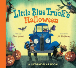Little Blue Trucks Halloween A Lift-The-Flap Board Book!