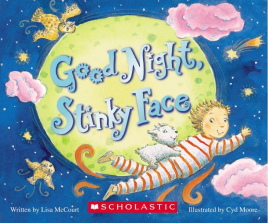 Goodnight, Stinky Face Board Book