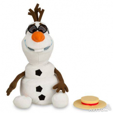 Мягкая игрушка снеговик Олаф "Холодное сердце" интерактивный