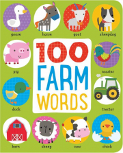 100 Farm Words Board Book