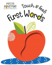 Petite Boutique Touch and Feel First Words Board Book