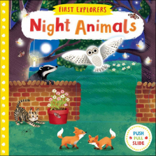 First Explorers Night Animals Board Book