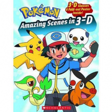 Pokemon Amazing Scenes in 3-D Book