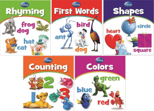 Disney 5 Books Educational Value Set