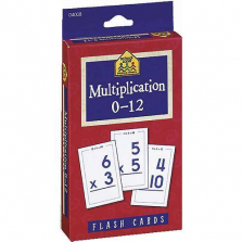 School Zone Multiplication 0-12 Flash Cards
