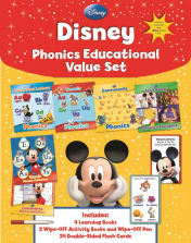 Disney Pixar Phonics Educational Value Books Set