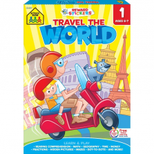 School Zone Travel The World Learn and Play First Grade Activity Workbook