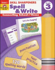 Skill Sharpeners Spell and Write Grade 3 Workbook