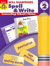 Skill Sharpeners Spell and Write Grade 2 Workbook