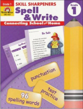 Skill Sharpeners Spell and Write Grade 1 Workbook