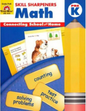 Skill Sharpeners Math Grade Pre-K Workbook