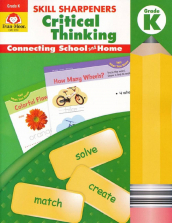 Skill Sharpeners Critical Thinking Grade Kindergarten Workbook