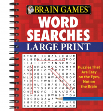 Brain Games Large Print Word Searches Puzzle Book
