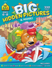 School Zone Big Hidden Pictures and More! Workbook