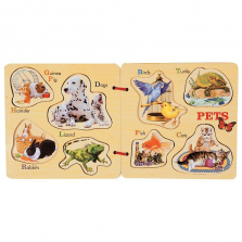 T.S. Shure Animals Wooden Magnetic Book