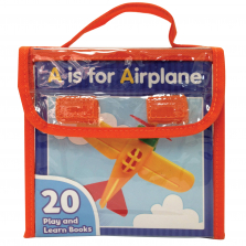 Small Saddle Stitch A is for Airplane 20 Books Educational Set