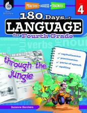 180 Days of Language for Fourth Grade Book