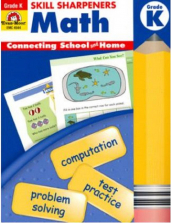 Skill Sharpeners Math Grade Kindergarten Workbook