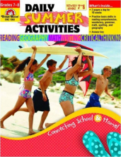 Daily Summer Activities Grade 7-8 Workbook