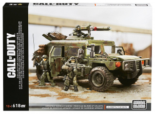 Mega Bloks Call of Duty DPB57 Бронированный автомобиль с пушкой -618 деталей
