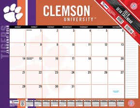Turner 2018 NCAA Clemson Tigers Desk Calendar
