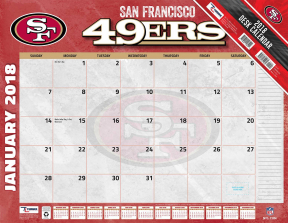 Turner 2018 NFL San Francisco 49ers Desk Calendar