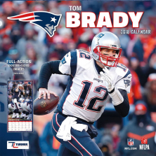 Turner 2018 NFL New England Patriots Tom Brady Wall Calendar