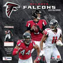 Turner 2018 NFL Atlanta Falcons Wall Calendar