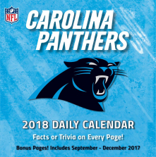 Turner 2018 NFL Carolina Panthers Box Calendar